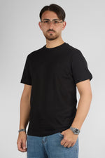 T-Shirt Mezza Manica 100% Cotone Basic | 2 per €30 | Nero 92