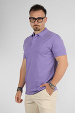 Polo Mezza Manica 100% Cotone Piquet | 2 per €40 | Lilla 28