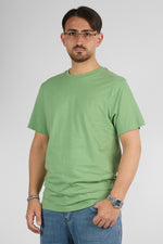 T-Shirt Mezza Manica 100% Cotone Basic | 2 per €30 | Verde Mela 72