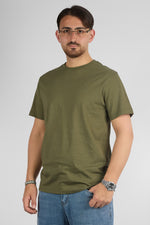 T-Shirt Mezza Manica 100% Cotone Basic | 2 per €30 | Verde Militare 76