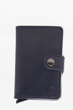 Card Holder With Closure | Blue