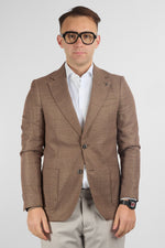 Giacca Lavorata Effetto Canapa EMA06 | Fango