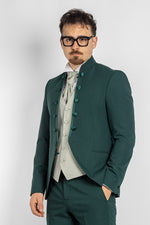 Abito Collo Coreana Classic 705 | Verde Smeraldo