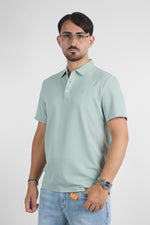 Polo Mezza Manica Active No Stiro Lavorata 9819 | 2 per €40 | Verde