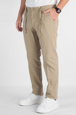 Pantalaccio Semi Slim Effetto Lino B711 | 2 per €50 | Fango