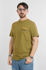 T-Shirt Mezza Manica Stampa Macchina | 2 per €30 | Verde Muschio 79