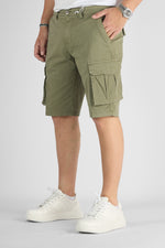 Bermuda Cargo con Tasche Laterali | 2 per €40 | Verde