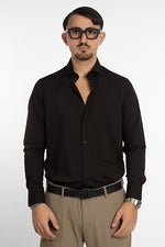 Slim Basic Non-Iron Shirt | Black