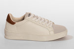 Cream Sneaker Suede Effect Toe Cap | Caramel