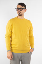 Pull col rond 100 % coton | 2 pour 40 € | Jaune 34