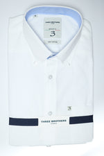 Camicia Button Down Regular Tinta Unita | Bianca 01