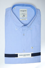 Camicia Button Down Regular Tinta Unita | Celeste 04