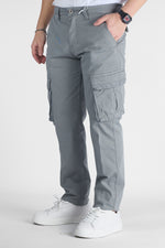Pantalon cargo slim | 2 pour 50 € | Gris