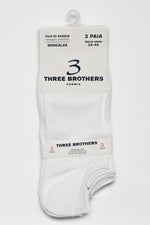 3 Fantasmini | Filo Di Scozia - Rimagliato a Mano | Bianco