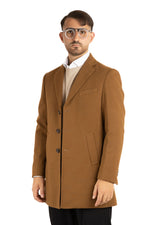 Herringbone Coat | Camel