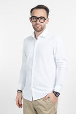 Camicia Active No Stiro Slim Super Elastic | Bianco