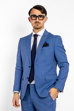 Abito Due Bottoni Basic | Azzurro 523