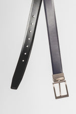 Cintura Reversibile Liscia | Blu e Nera