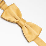 Solid Color Bow Tie | Gold Gold