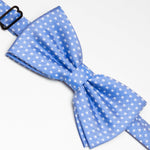 Fantasy Bow Tie | Light Blue and White