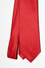 Cravatta Tre Pieghe Tinta Unita | Bordeaux
