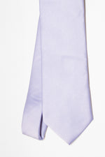 Cravatta Tre Pieghe Tinta Unita | Polvere