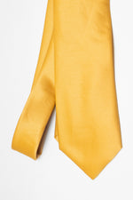 Cravatta Tre Pieghe Tinta Unita | Oro Giallo