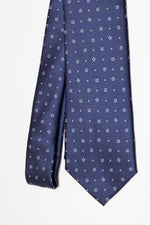 Cravatta Tre Pieghe Fantasia Motive | Blu e Celeste