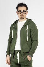 Cotton Zip Up Hoodie | 2 For €40 | Military Green 8