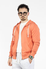Cotton Zip Up Hoodie | 2 For €40 | Orange 28
