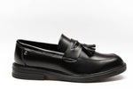 Matte Tassel Loafer | Black