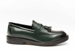 Matte Tassel Loafer | Green