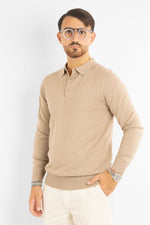 Pullover Modello Polo | 2 per €40 | Beige