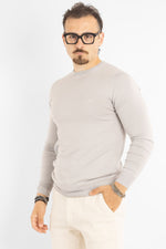 Basic Slim Crewneck Sweater | 2 for €40 | Ice