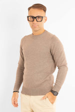 Soft Crewneck Sweater 31154 | 2 for €50 | Mud