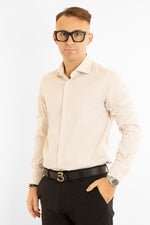 Chemise basique slim sans repassage | Blanc