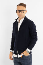 Pullover Zip Intera Chicco di Riso 908 | 2 per €60 | Blu