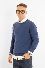 Cashmere Blend Crewneck Sweater 2371 | 2 for €60 | Indigo