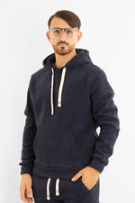 Chenille Fleece Hoodie | Blue