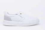 103 Woven Moccasin Sneaker | White