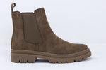 Bottine effet nubuck 106 | Café