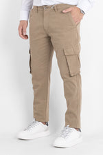 Pantalone Cargo Semi Slim BR017 | 2 per €60 | Kaki