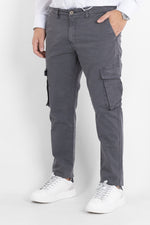 BR017 Pantalon cargo semi-slim | 2 pour 60 € | Gris