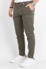 BR021 Pantalon Capri à motif grain de riz | 2 pour 60 € | Vert militaire
