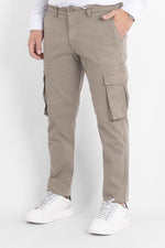 Pantalone Cargo Semi Slim BR017 | 2 per €60 | Beige