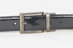 Shiny Reversible Belt | Blue and Black