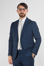 Abito Due Bottoni Basic | Blu