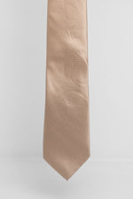 Cravatta Tre Pieghe Tinta Unita Diamantato Beige | 2 Per €20
