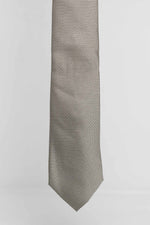 Cravatta Tre Pieghe Trama Geometrica Beige | 2 Per €20