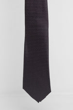 Three-Fold Tie Dotted Pattern Brown and Lilac Background | 2 For €20
